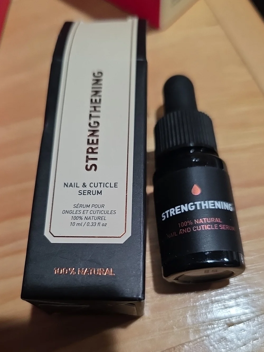 Strengthening Nail & Cuticle Serum for Men — Black and Cream